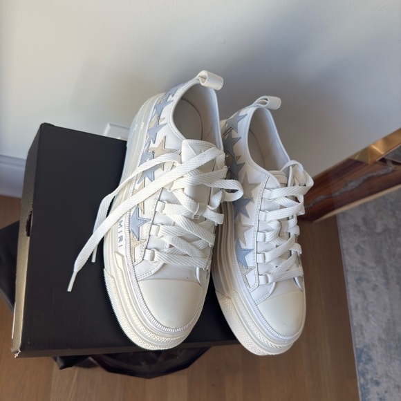 Amiri Platform Stars Court Low Sneakers - Picture 4 of 10